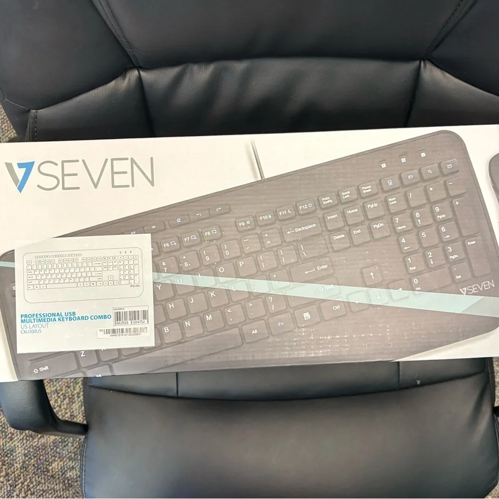 Seven Black Keyboard